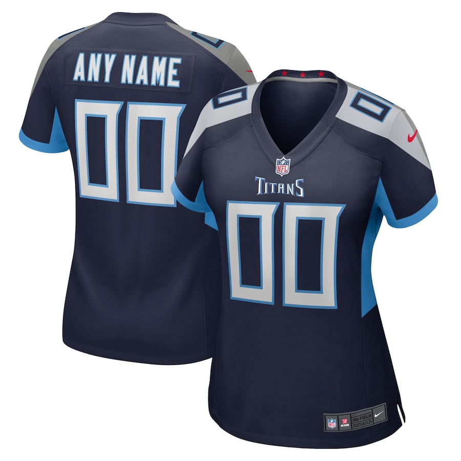 Women's - Tennessee Titans Nike Game Team Colour Custom Jersey