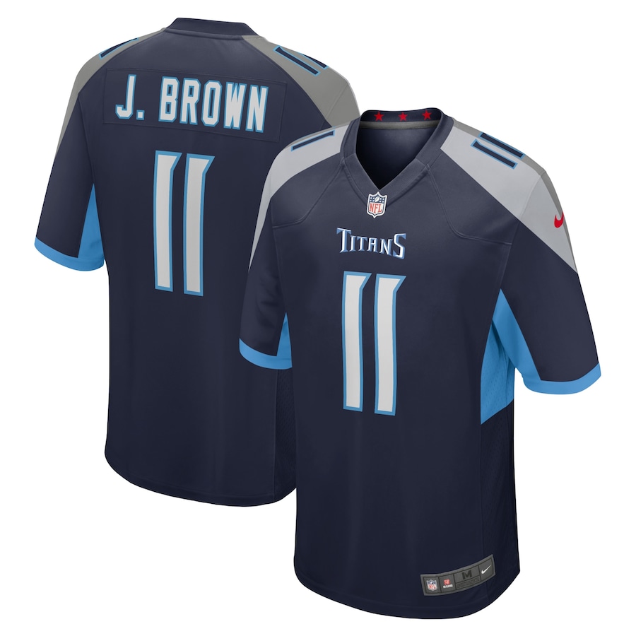 Youth - Tennessee Titans Nike Home Game Navy - A.J. Brown Jersey