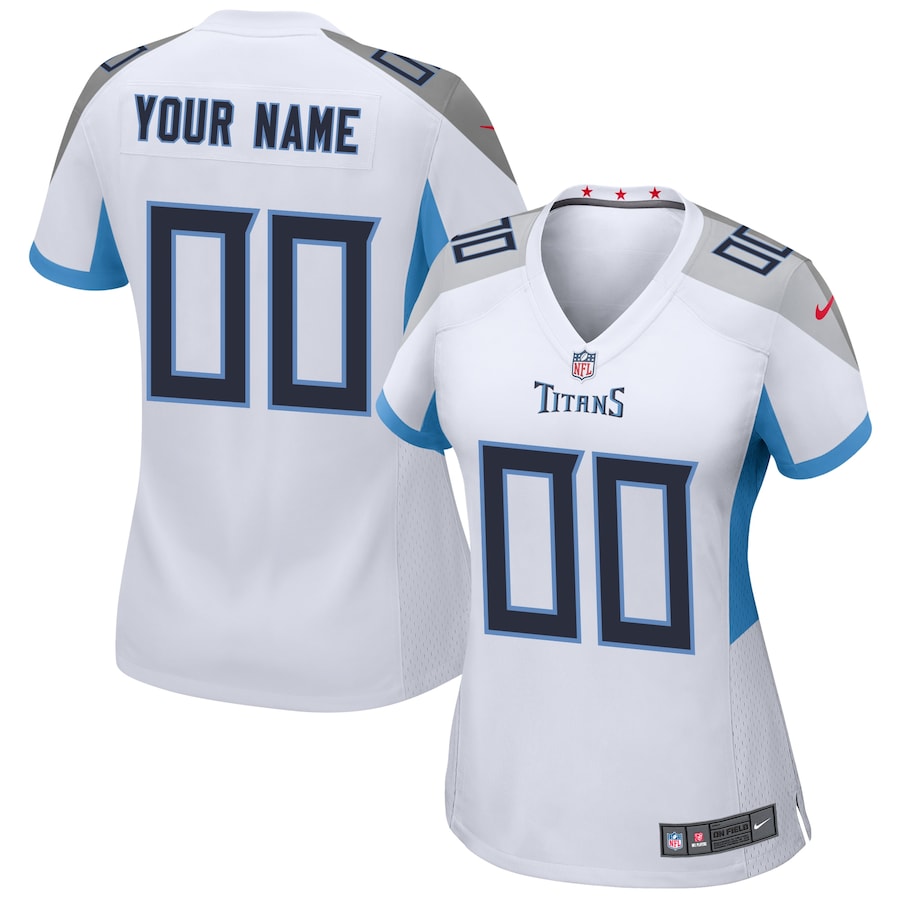 Women's - Tennessee Titans Road Game Custom Jersey