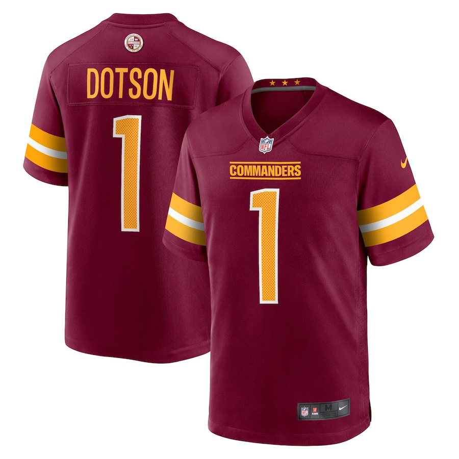 Men's - Washington Commanders Nike Home Game Team Colour Jahan Dotson Jersey