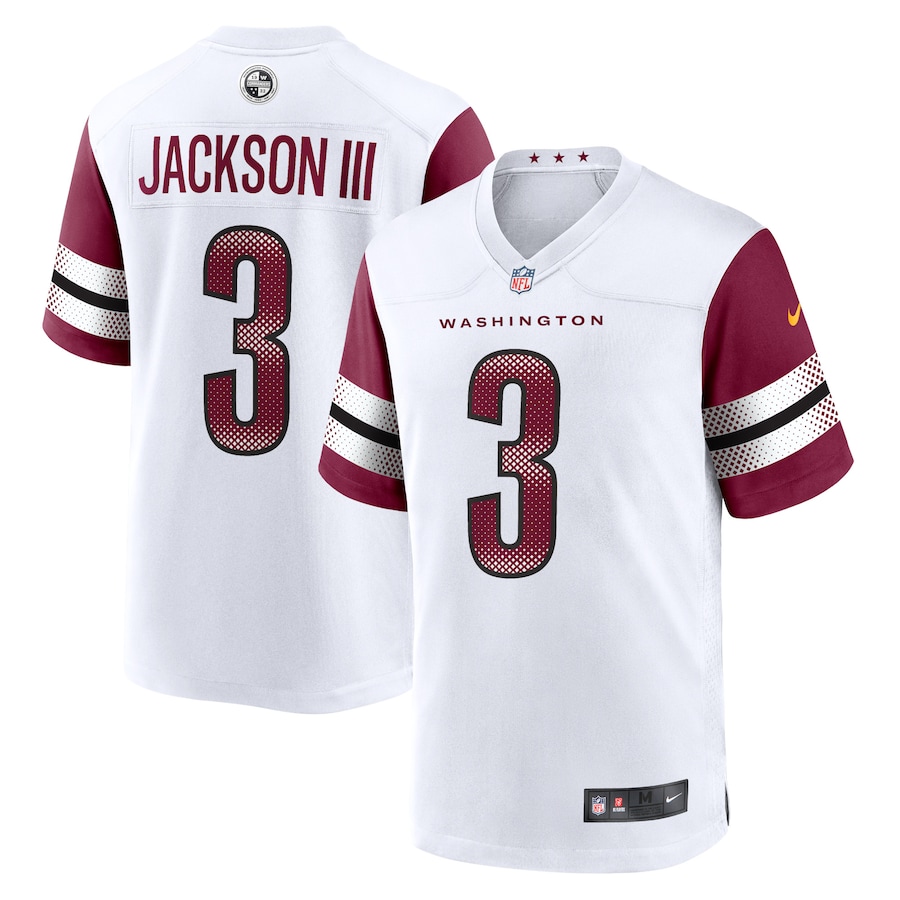 Men's - Washington Commanders Nike Road Game White - William Jackson III Jersey Men's - Washington Commanders Nike Road Game White - William Jackson III Jersey