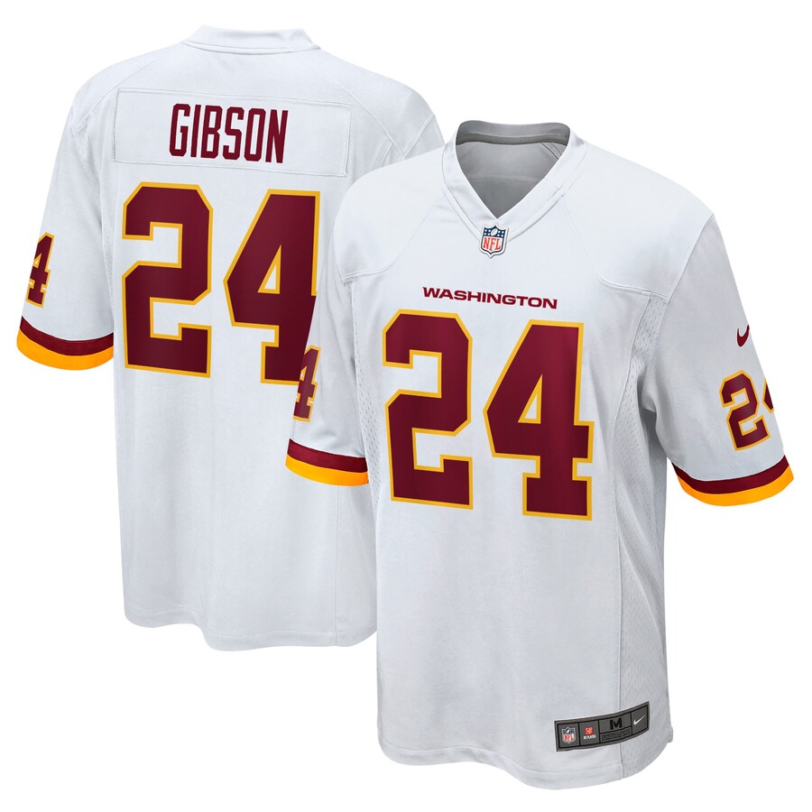 Men's - Washington Football Team Nike Road Game White - Antonio Gibson Jersey