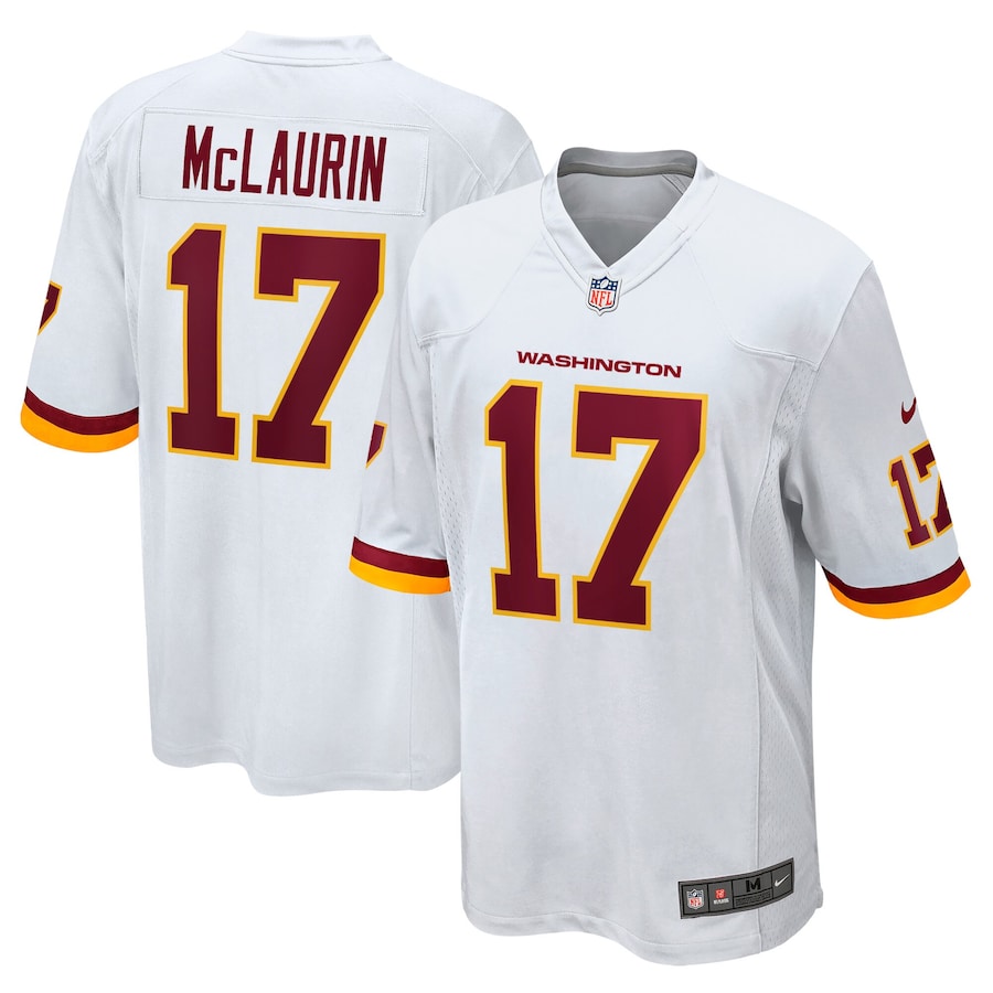 Men's - Washington Football Team Nike Road Game White - Terry McLaurin Jersey