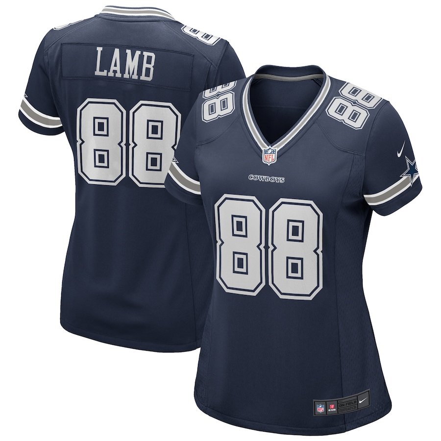 Women's - Nike CeeDee Lamb Navy Dallas Cowboys Game Jersey Women's - Nike CeeDee Lamb Navy Dallas Cowboys Game Jersey