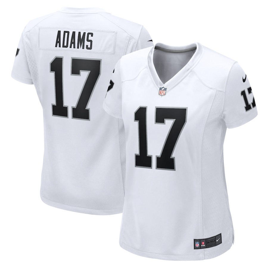 Women's - Nike Davante Adams White Las Vegas Raiders Game Jersey