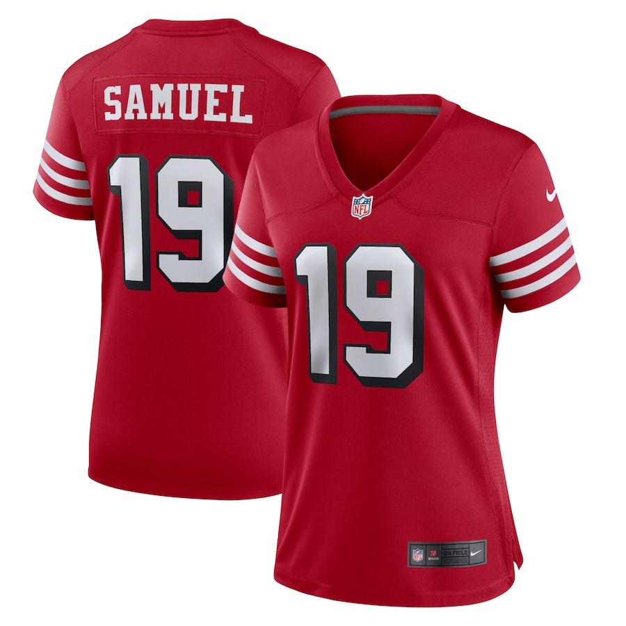 Women's - Nike Deebo Samuel Scarlet San Francisco 49ers Alternate Team Game Jersey