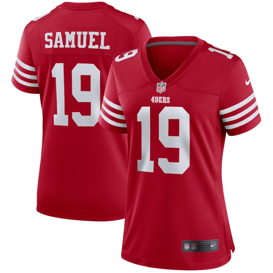 Women's - Nike Deebo Samuel Scarlet San Francisco 49ers Player Game Jersey