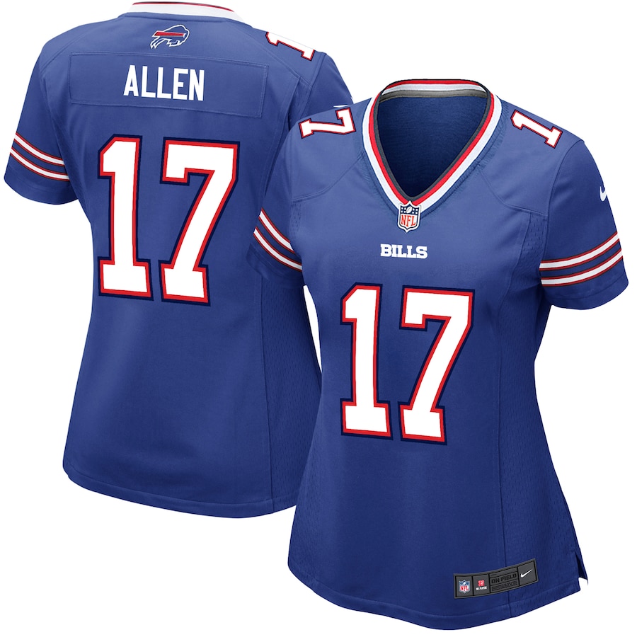 Women's - Nike Josh Allen Royal Buffalo Bills Game Player Jersey Women's - Nike Josh Allen Royal Buffalo Bills Game Player Jersey