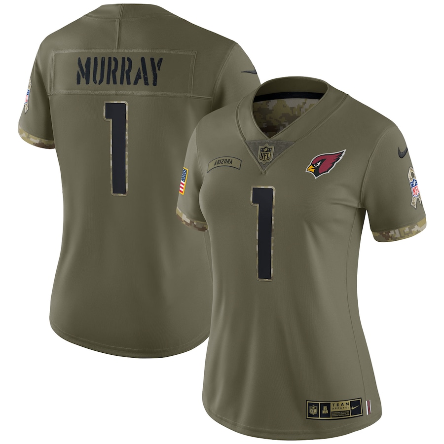 Women's - Nike Kyler Murray Olive Kyler Murray 2022 Salute To Service Limited Jersey