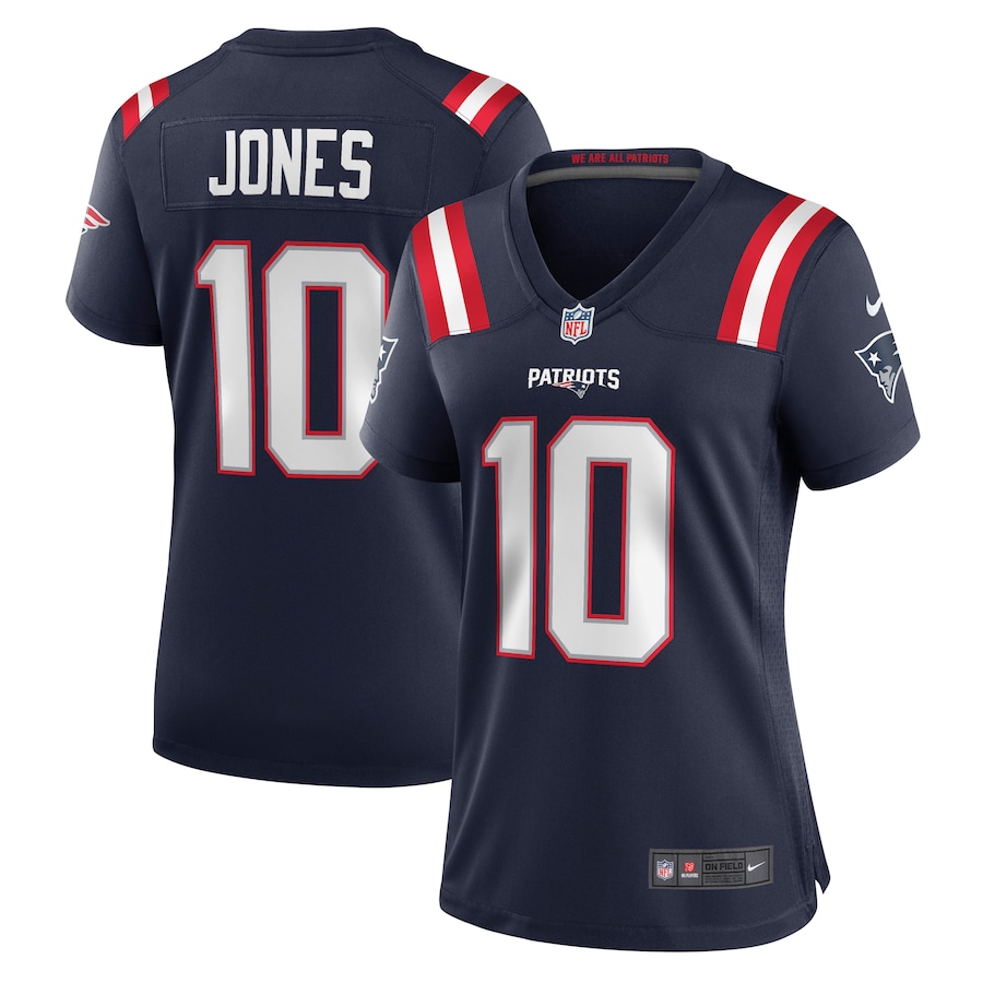 Women's - Nike Mac Jones Navy New England Patriots Player Game Jersey