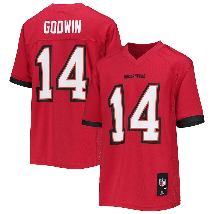 Youth - Chris Godwin Red Tampa Bay Buccaneers Replica Player Jersey Youth - Chris Godwin Red Tampa Bay Buccaneers Replica Player Jersey