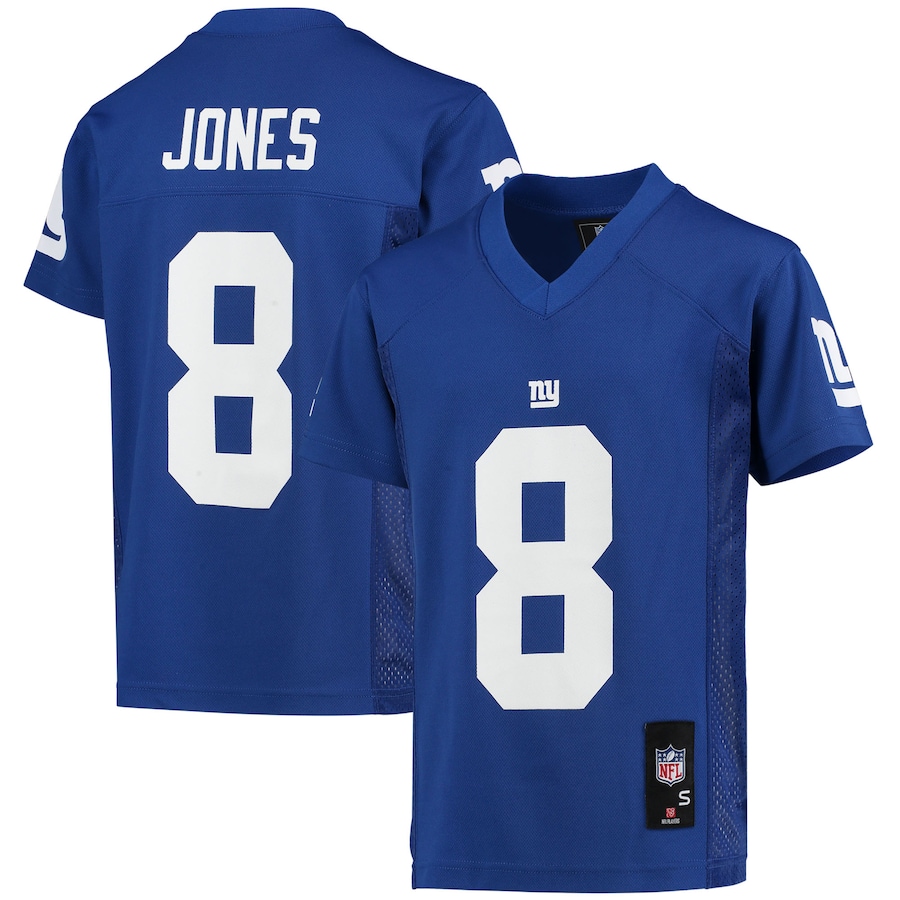 Youth - Daniel Jones Royal New York Giants Replica Player Jersey Youth - Daniel Jones Royal New York Giants Replica Player Jersey