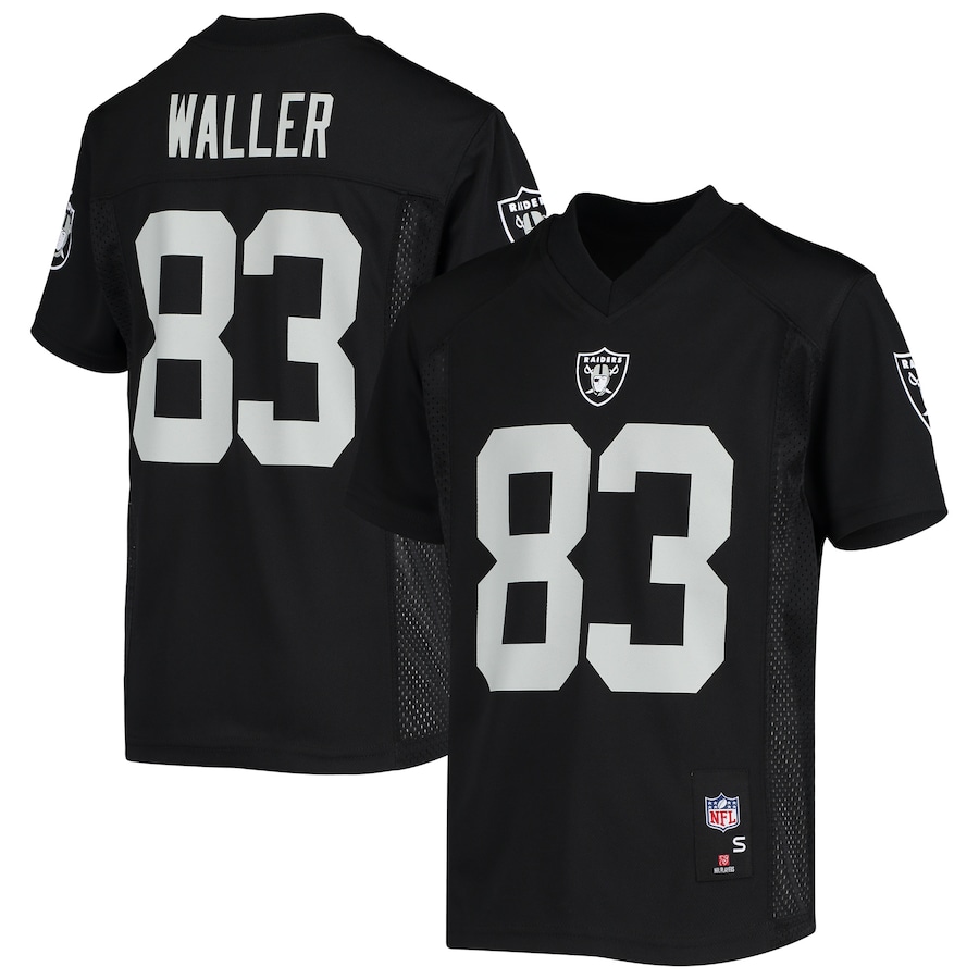 Youth - Darren Waller Black Las Vegas Raiders Replica Player Jersey