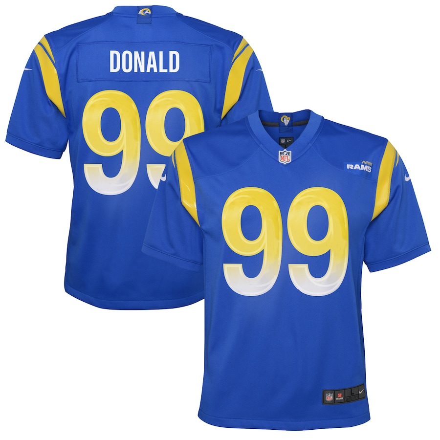 Youth - Nike Aaron Donald Royal Los Angeles Rams Game Jersey
