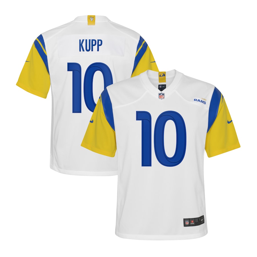Youth - Nike Cooper Kupp White Los Angeles Rams Alternate Game Jersey Youth - Nike Cooper Kupp White Los Angeles Rams Alternate Game Jersey