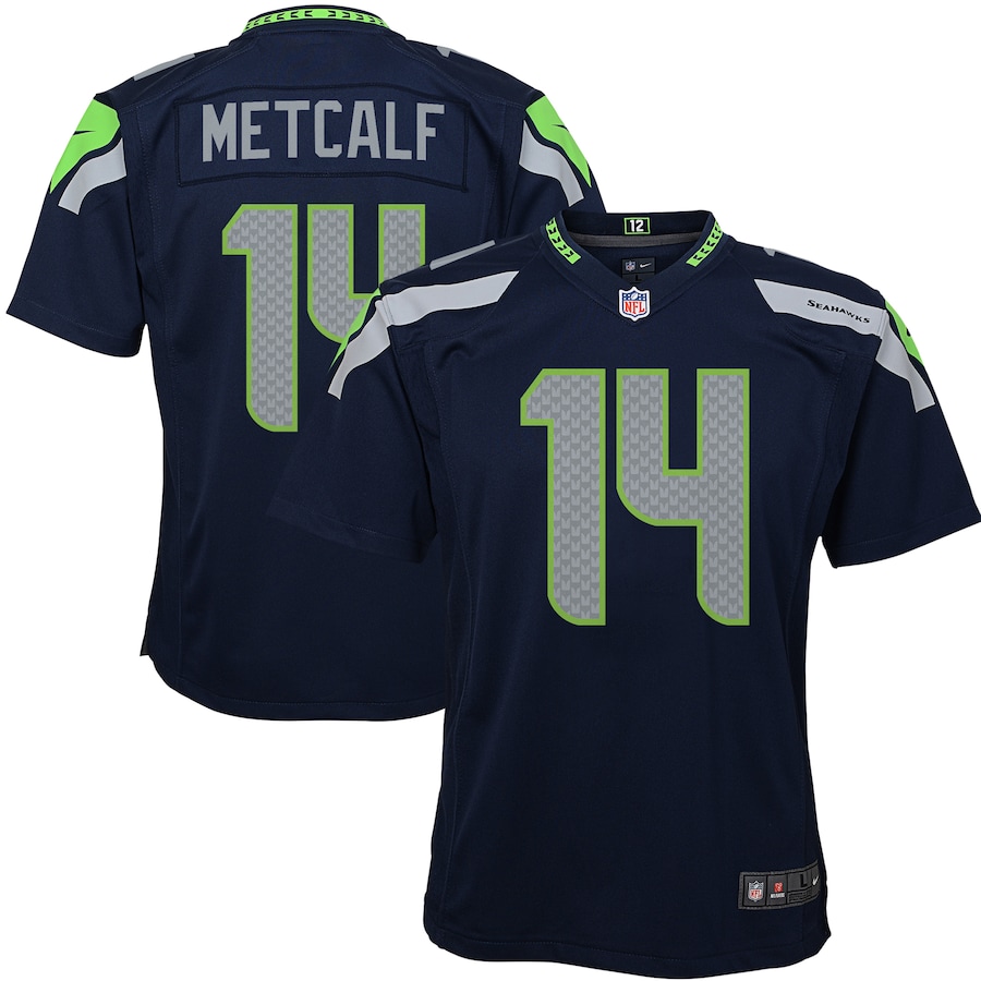 Youth - Nike DK Metcalf College Navy Seattle Seahawks Game Jersey Youth - Nike DK Metcalf College Navy Seattle Seahawks Game Jersey