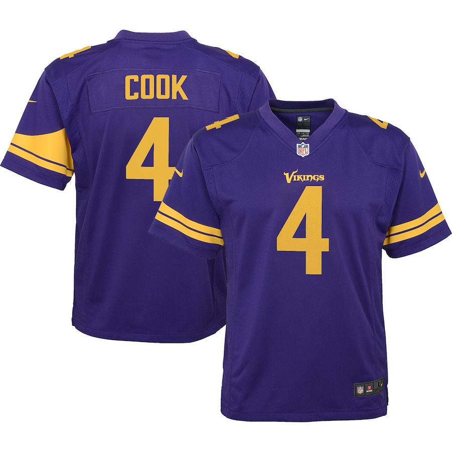Youth - Nike Dalvin Cook Purple Minnesota Vikings Alternate Game Jersey