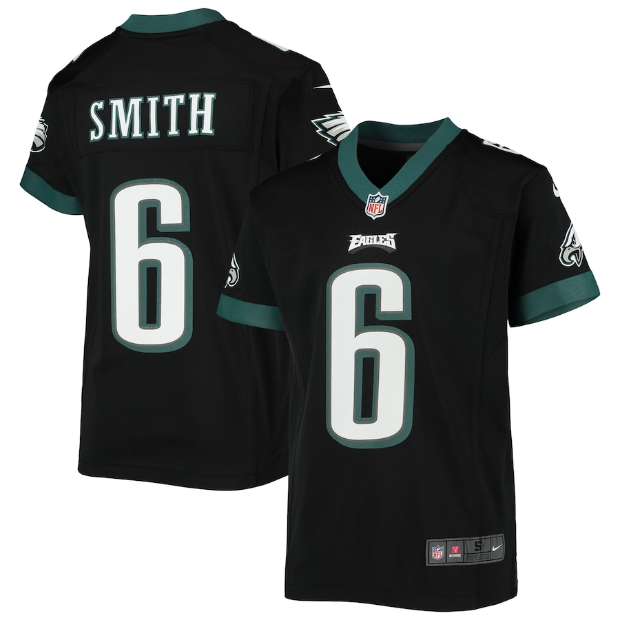 Youth - Nike DeVonta Smith Black Philadelphia Eagles Alternate Game Jersey Youth - Nike DeVonta Smith Black Philadelphia Eagles Alternate Game Jersey