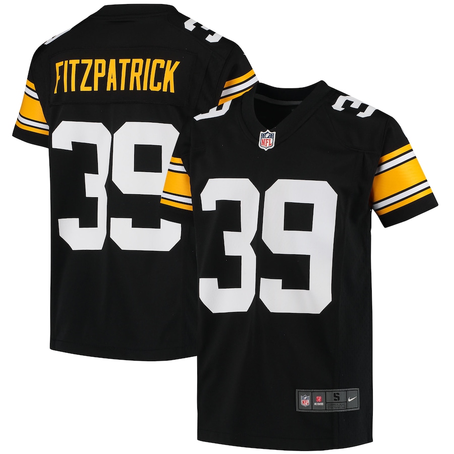 Youth - Nike Minkah Fitzpatrick Black Pittsburgh Steelers Alternate Game Jersey Youth - Nike Minkah Fitzpatrick Black Pittsburgh Steelers Alternate Game Jersey