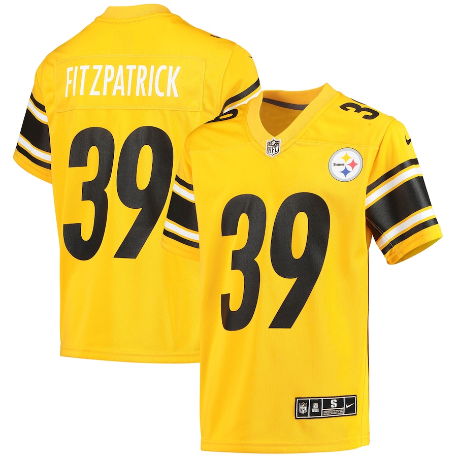 Youth - Nike Minkah Fitzpatrick Gold Pittsburgh Steelers Inverted Team Game Jersey Youth - Nike Minkah Fitzpatrick Gold Pittsburgh Steelers Inverted Team Game Jersey