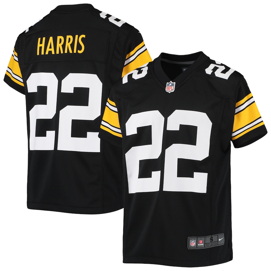 Youth - Nike Najee Harris Black Pittsburgh Steelers Alternate Game Jersey Youth - Nike Najee Harris Black Pittsburgh Steelers Alternate Game Jersey