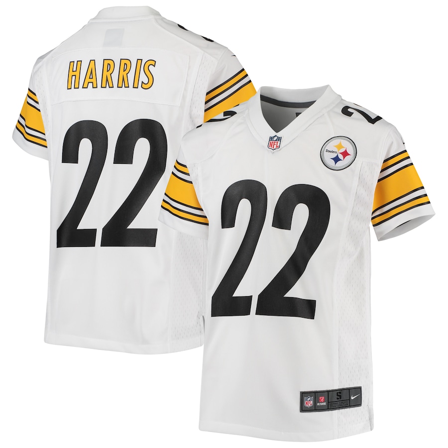 Youth - Nike Najee Harris White Pittsburgh Steelers Game Jersey Youth - Nike Najee Harris White Pittsburgh Steelers Game Jersey