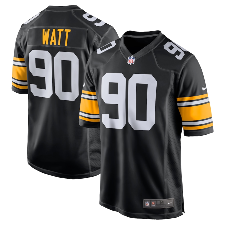 Youth - Nike T.J. Watt Black Pittsburgh Steelers Alternate Game Jersey Youth - Nike T.J. Watt Black Pittsburgh Steelers Alternate Game Jersey