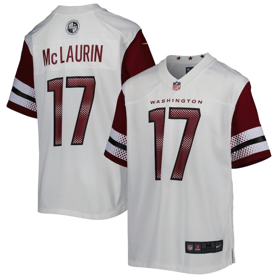 Youth - Nike Terry McLaurin White Washington Commanders Game Jersey