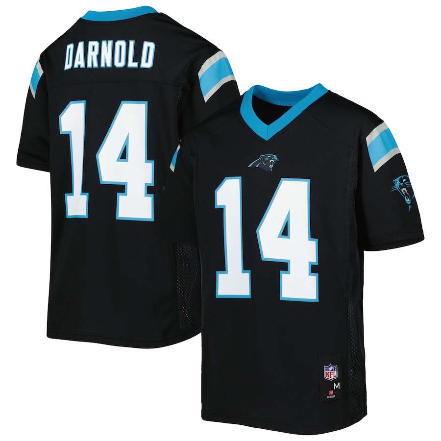 Youth - Sam Darnold Black Carolina Panthers Replica Player Jersey Youth - Sam Darnold Black Carolina Panthers Replica Player Jersey