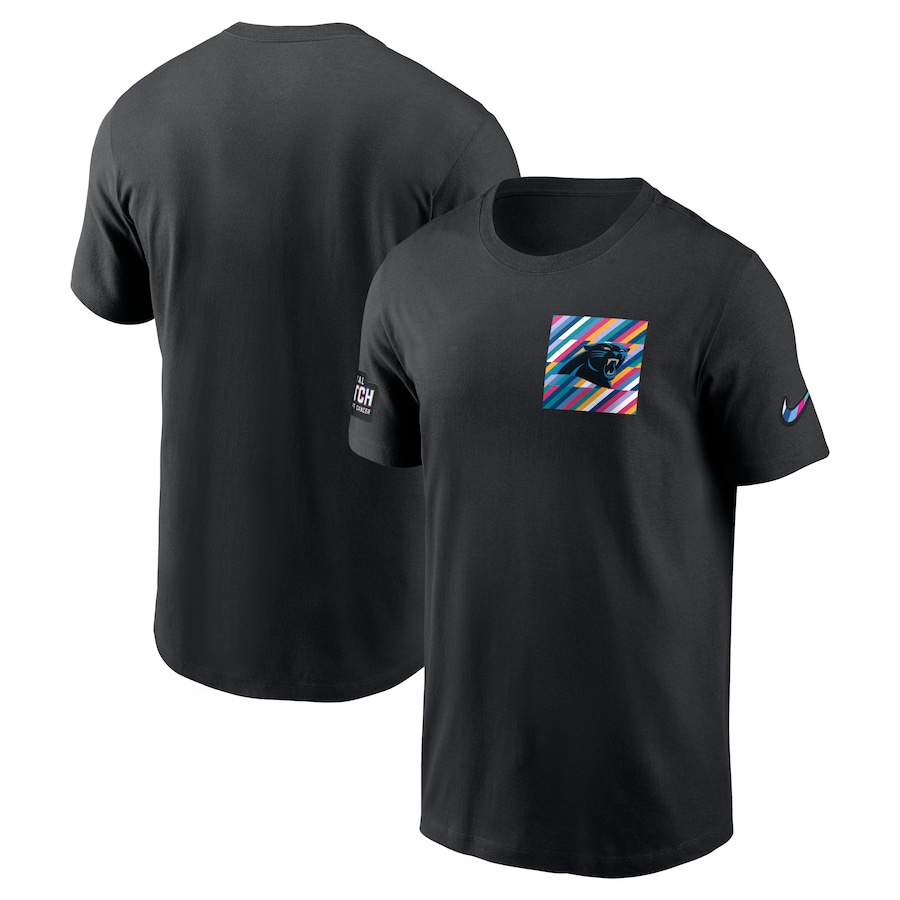 Men's - Carolina Panthers Black 2023 NFL Crucial Catch Sideline Tri-Blend T-Shirt Men's - Carolina Panthers Black 2023 NFL Crucial Catch Sideline Tri-Blend T-Shirt