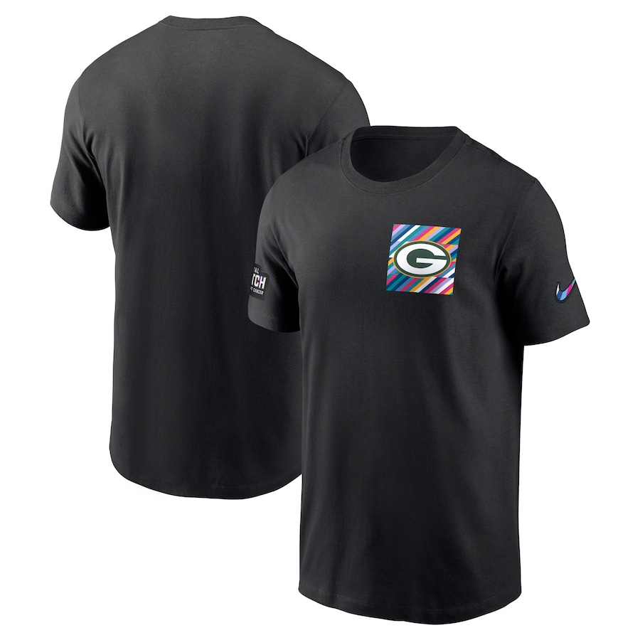 Men's - Green Bay Packers Black 2023 NFL Crucial Catch Sideline Tri-Blend T-Shirt Men's - Green Bay Packers Black 2023 NFL Crucial Catch Sideline Tri-Blend T-Shirt