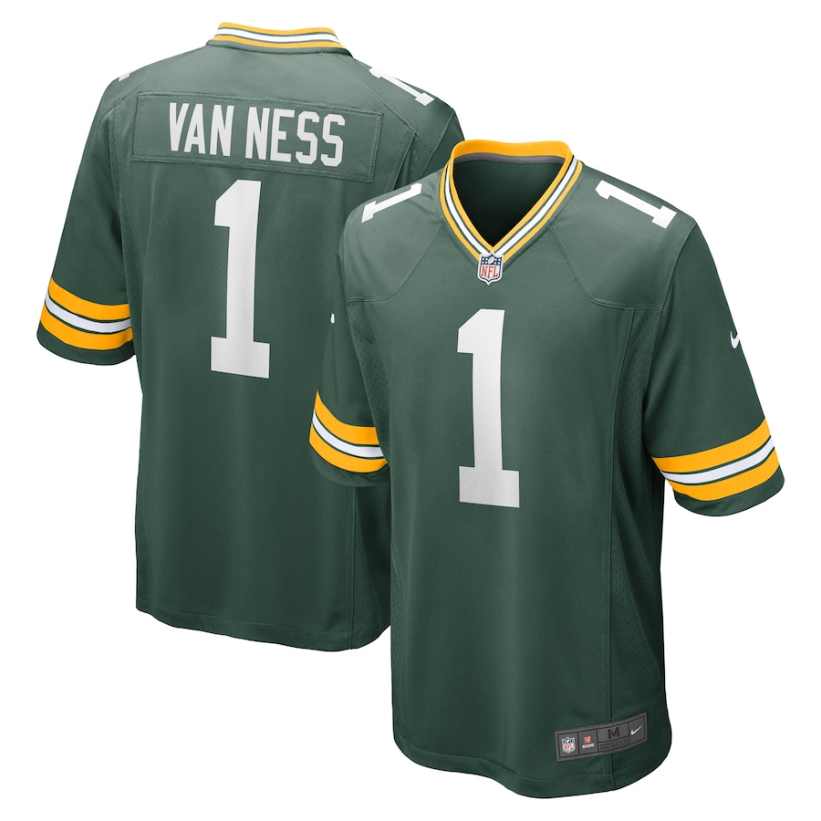 Men's - Green Bay Packers Lukas Van Ness Green 2023 NFL Draft First Round Pick Game Jersey Men's - Green Bay Packers Lukas Van Ness Green 2023 NFL Draft First Round Pick Game Jersey