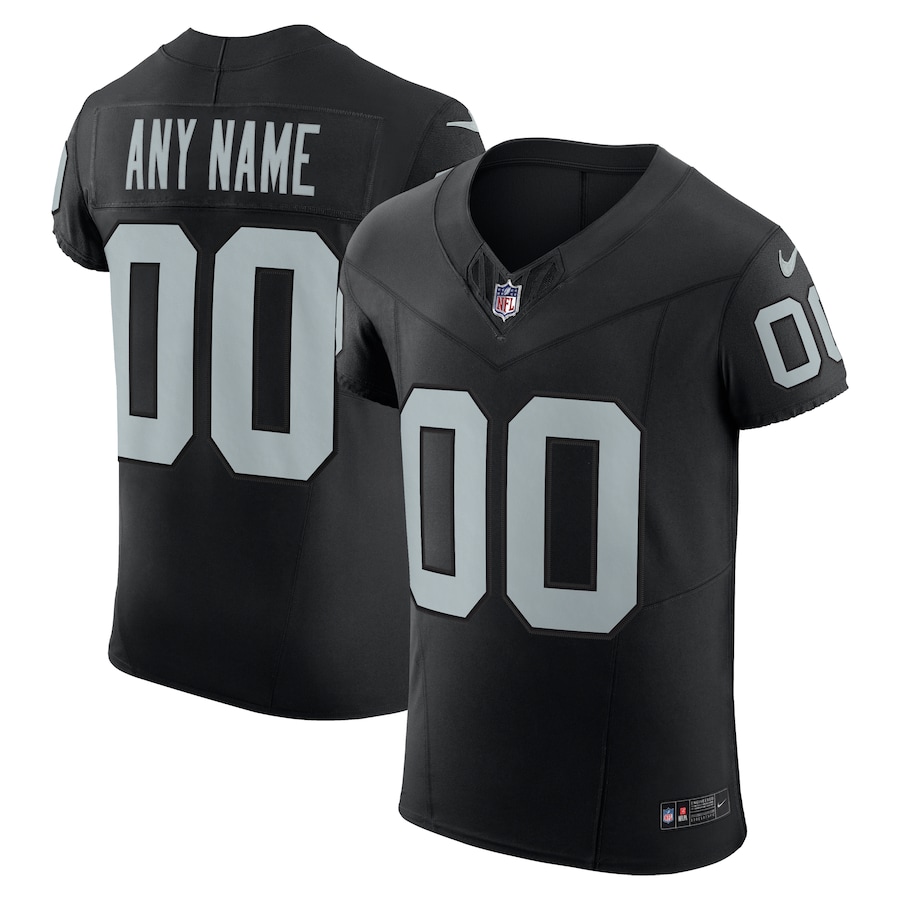 Men's - Las Vegas Raiders Black 2023 Vapor F.U.S.E. Elite Custom Jersey