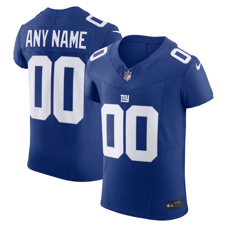 Men's - New York Giants Royal 2023 Vapor F.U.S.E. Elite Custom Jersey