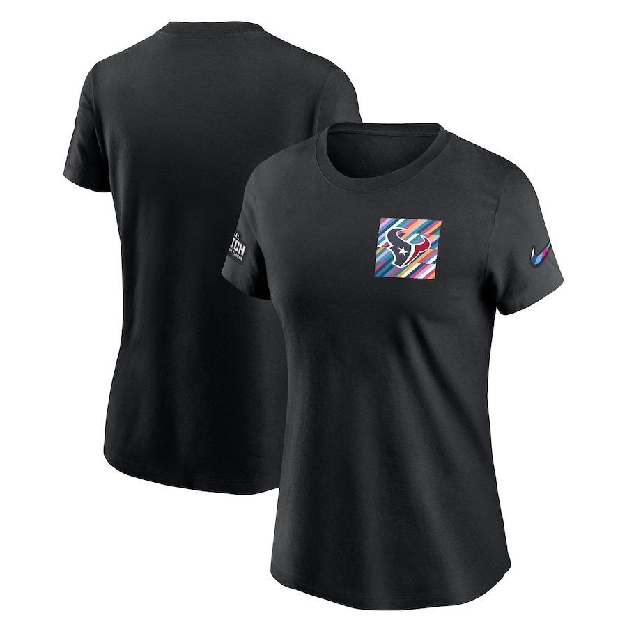 Women's - Houston Texans Black 2023 Sideline Crucial Catch Short Sleeve Tee Women's - Houston Texans Black 2023 Sideline Crucial Catch Short Sleeve Tee