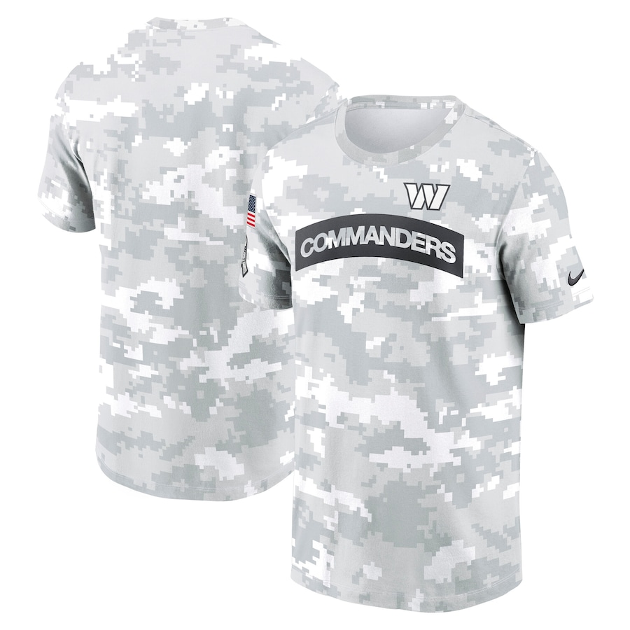 Men's Washington Commanders Arctic Camo 2024 Salute To Service Performance T-Shirt Men's Washington Commanders Arctic Camo 2024 Salute To Service Performance T-Shirt