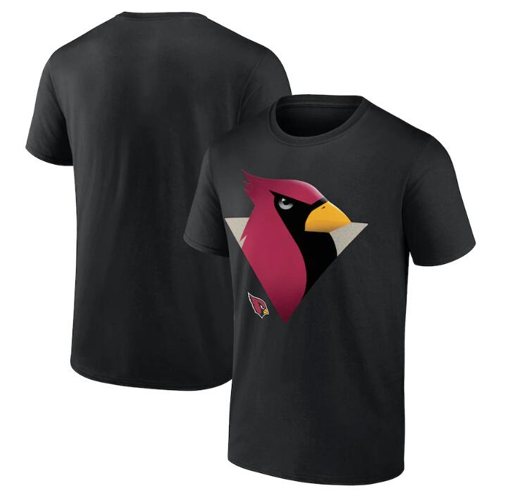 Men's Arizona Cardinals Black 2024 NFL Draft Illustrated T-Shirt