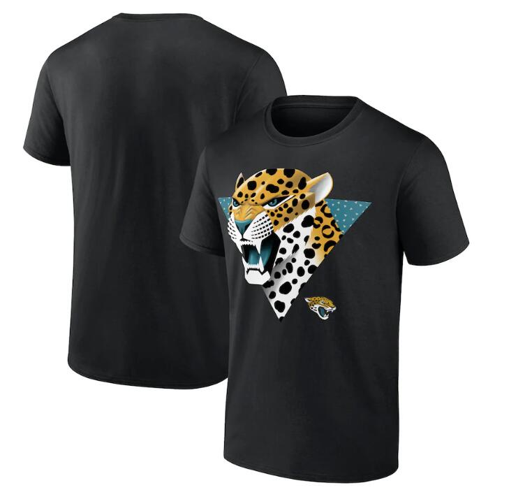 Men's Jacksonville Jaguars Black 2024 NFL Draft Illustrated T-Shirt