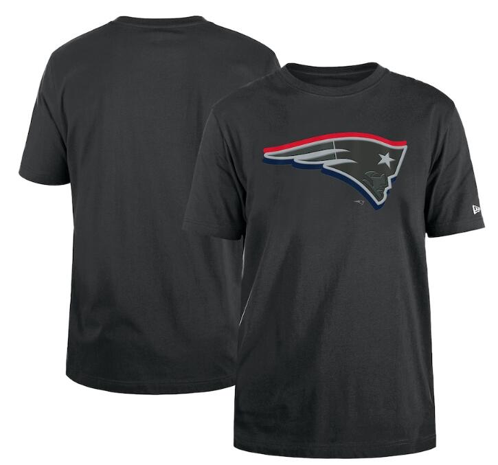 Men's New England Patriots New Era Charcoal 2024 NFL Draft T-Shirt