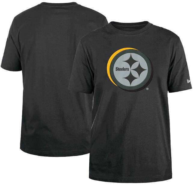 Men's Pittsburgh Steelers New Era Charcoal 2024 NFL Draft T-Shirt
