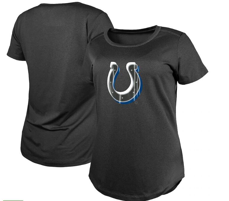 Women's Indianapolis Colts New Era Charcoal 2024 NFL Draft T-Shirt
