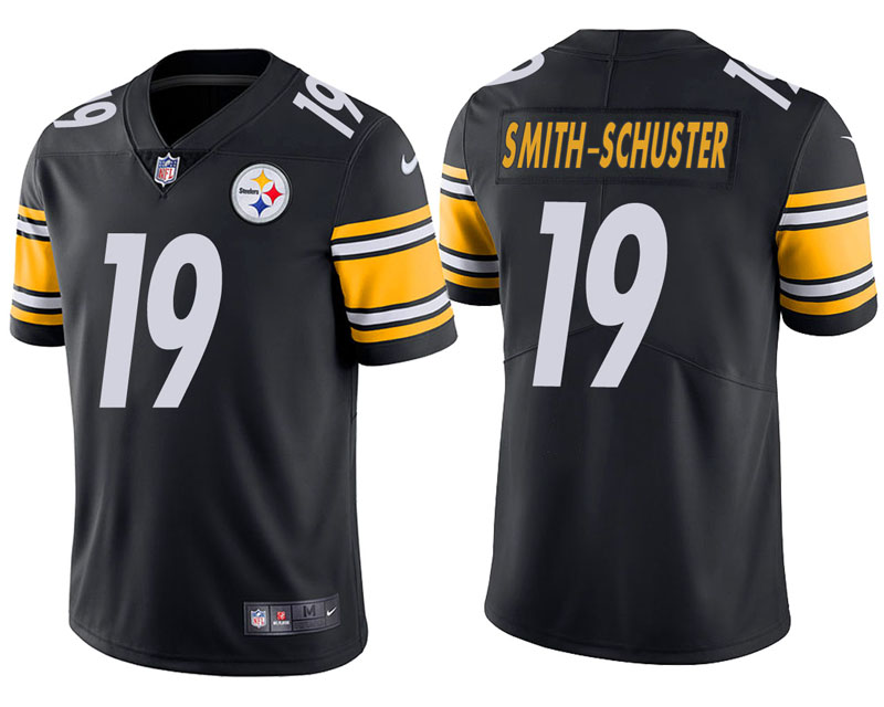 Pittsburgh Steelers #19 JuJu Smith-Schuster Black Vapor Untouchable Limited Jersey