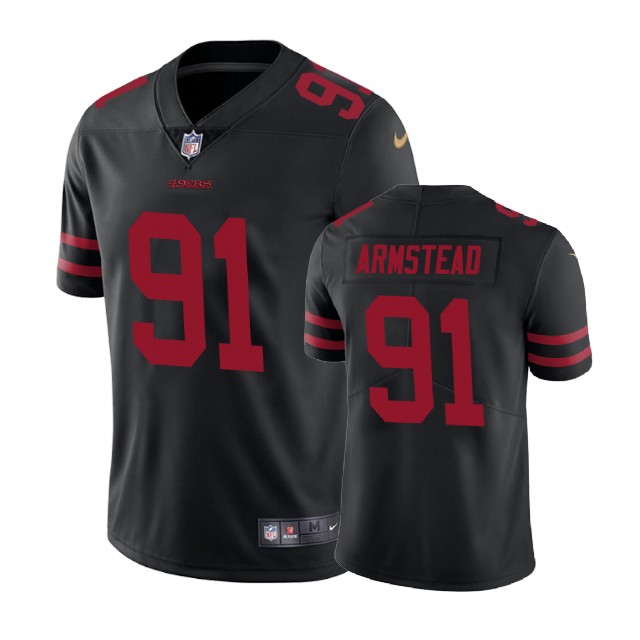 San Francisco 49ers #91 Arik Armstead Black Vapor Untouchable Limited Jersey