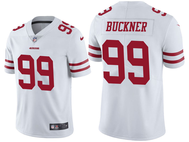 San Francisco 49ers #99 DeForest Buckner White Vapor Untouchable Limited Jersey