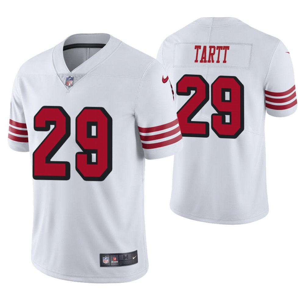San Francisco 49ers #29 Jaquiski Tartt White Color Rush Legend Jersey