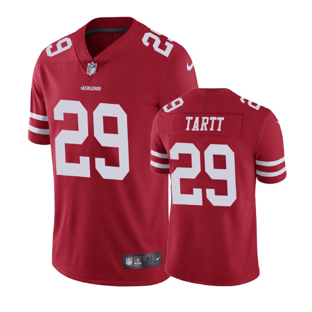 San Francisco 49ers #29 Jaquiski Tartt Red Vapor Untouchable Limited Jersey