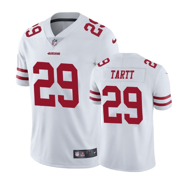 San Francisco 49ers #29 Jaquiski Tartt White Vapor Untouchable Limited Jersey