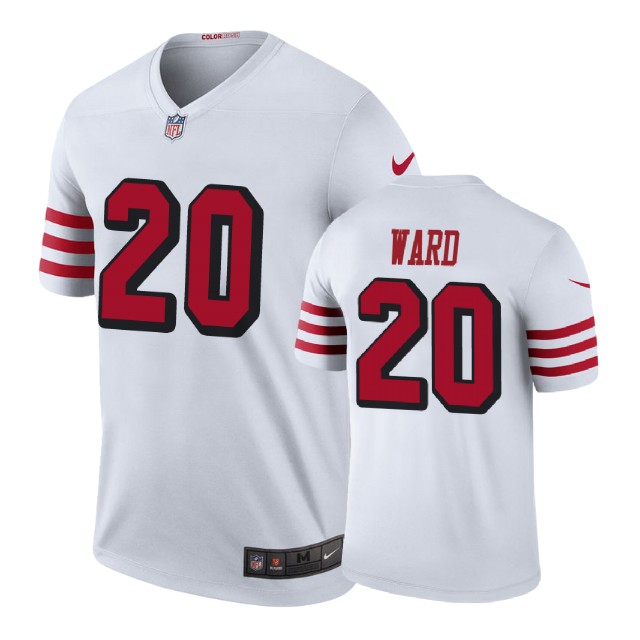 San Francisco 49ers #20 Jimmie Ward White Color Rush Legend Player Jersey San Francisco 49ers #20 Jimmie Ward White Color Rush Legend Player Jersey