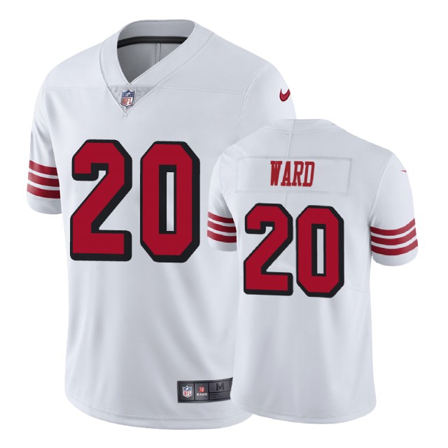 San Francisco 49ers #20 Jimmie Ward White Vapor Untouchable Color Rush Limited Player Jersey San Francisco 49ers #20 Jimmie Ward White Vapor Untouchable Color Rush Limited Player Jersey