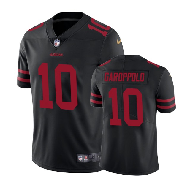 San Francisco 49ers #10 Jimmy Garoppolo Black Vapor Untouchable Limited Jersey